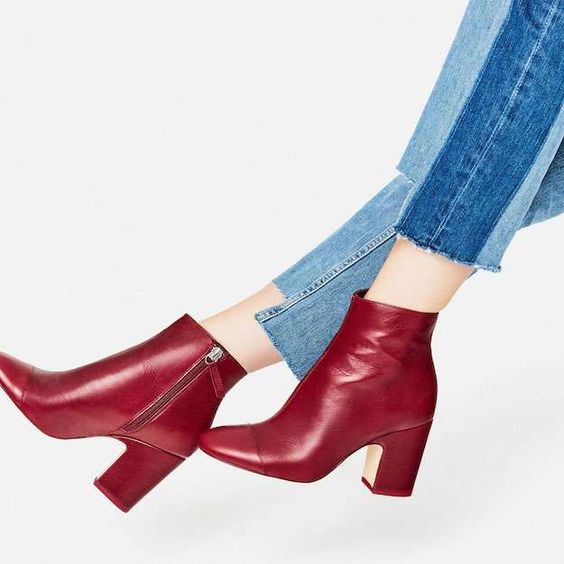 Cómo combinar botas rojas esta temporada – bleufiufiu