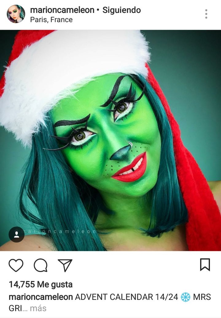 grinch makeup