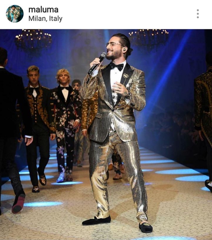 maluma dolce gabbana