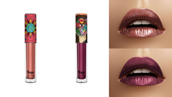 labiales metálicos yuya