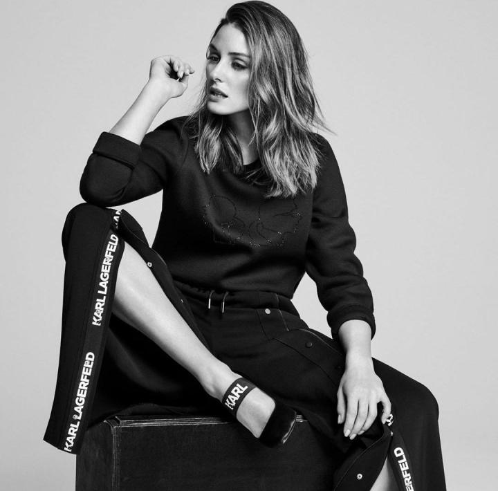 Olivia Palermo y Karl Lagerfeld juntos en una&nbsp;colección