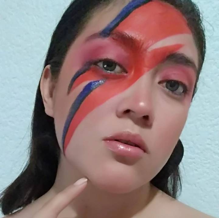 maquillaje bowie