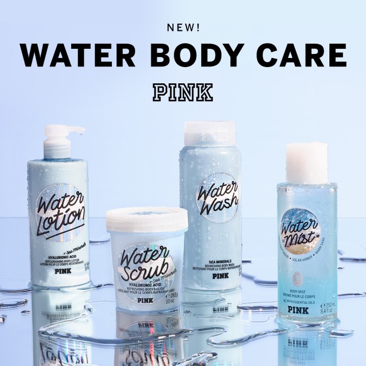 Water Body Care: La nueva colección de cuidado corporal de PINK creada con agua de&nbsp;mar
